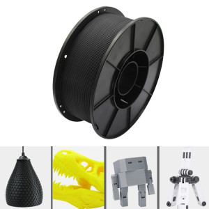 Matériau composite PLA-F de filament d'imprimante 3D 1.0KG (noir) SH301A666-20
