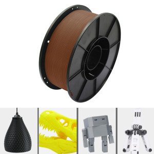 Matériau composite PLA-F de filament d'imprimante 3D de 1,0 kg (marron) SH301H1246-20