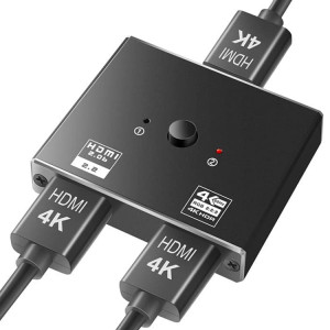 Commutateur HDMI bidirectionnel OZ 4K 60 Hz 2 en 1 SH44751010-20