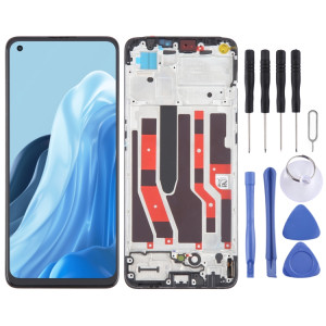 Pour OPPO F21 Pro Original AMOLED LCD écran numériseur assemblage complet avec cadre SH17211448-20