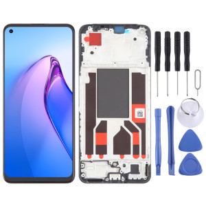 Écran LCD AMOLED d'origine pour OPPO Reno8 5G, assemblage complet avec cadre SH1724978-20