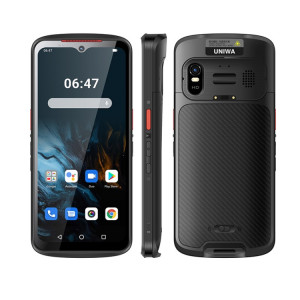 Téléphone scanner portable UNIWA NR6503 5G, 8 Go + 128 Go, 6,52 pouces Android 13 Mediatek Kompanio 900T MT8791 Octa Core, réseau : 5G (noir) SU901A1517-20