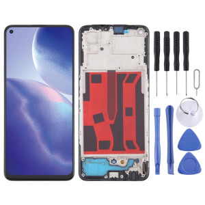 Pour OPPO Reno6 Z OLED LCD écran numériseur assemblage complet avec cadre SH9704637-20