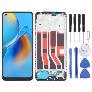 Pour OPPO A74 4G OLED LCD écran numériseur assemblage complet avec cadre SH9706606-20