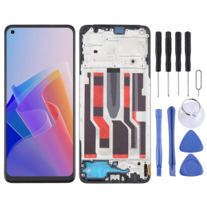 Pour OPPO Reno7 Z 5G OLED LCD écran numériseur assemblage complet avec cadre SH97161321-20