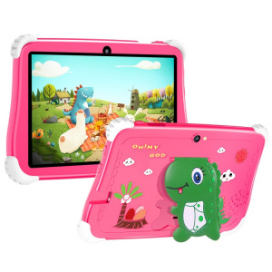 Tablette PC pour enfants C75 Dinosaur 7 pouces WiFi, 2 Go + 16 Go, Android 7.1 MT6735 Octa Core CPU (Rose) SH501C1566-20