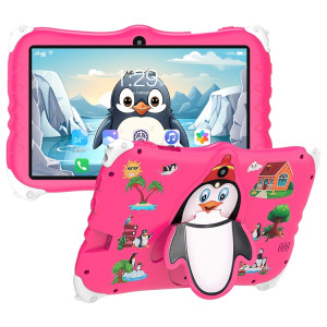 Penguin Tablette PC WiFi pour enfants de 7 pouces, 2 Go + 16 Go, Android 7.1 MT6735 Octa Core CPU (rose) SH401A1620-20