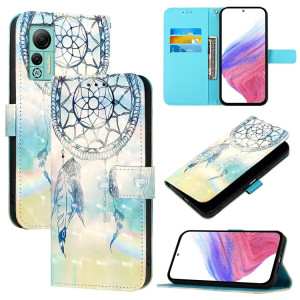 Pour Ulefone Note 14 Étui de téléphone en cuir à rabat horizontal avec peinture 3D (carillons éoliens de rêve) SH801C530-20
