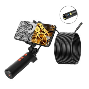 Endoscope numérique WiFi étanche à double caméra F280 1080P IP68, longueur: 5 m de câble dur (noir) SH902A1654-20