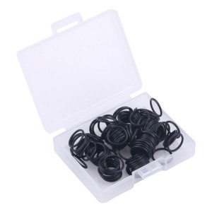Pour iPhone X / 11/11 Pro Caméra arrière Anneau en caoutchouc étanche (Noir) SH301A224-20