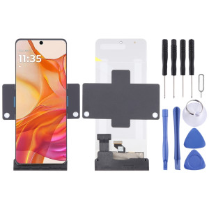 Pour Motorola Razr 50 Ultra Original Pliable LTPO AMOLED Écran LCD avec Numériseur Assemblage Complet SH800232-20