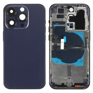 For iPhone 14 Pro Battery Back Cover with Power + Volume Flex Cable + Wireless Charging Module, Version:China Version(Purple) SH401C1343-20