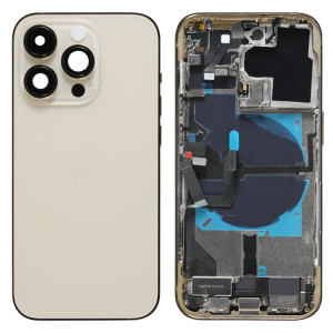 For iPhone 14 Pro Battery Back Cover Assembly, Version:China Version(Gold) SH601B28-20