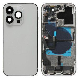 For iPhone 14 Pro Battery Back Cover Assembly, Version:China Version(Silver) SH601D646-20