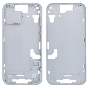 Pour iPhone 15 Cadre central Plaque de lunette avec touches latérales + plateau de carte, Version : Version CE UE (Bleu) SH103D449-20