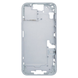 Pour iPhone 15 Plus Cadre central Plaque de lunette avec touches latérales + plateau de carte, Version : Version CE UE (Bleu) SH301D275-20