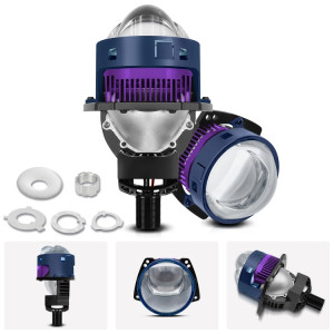 T04 paire 3 pouces voiture bifocale matrice source de lumière LED lentille phare, conduite à gauche (bleu) SH801A269-20