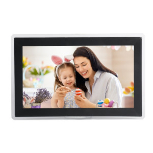 Cadre photo numérique Cloud avec écran IPS de 15,6 pouces, machine de publicité LED murale, type de prise : (noir) SH103A1126-20