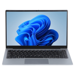 Ordinateur portable Windows 11 14 pouces, 16 Go + 128 Go, processeur Intel Core i3 de 4e génération, axe de rotation à 180 degrés (argent) SH805A1607-20