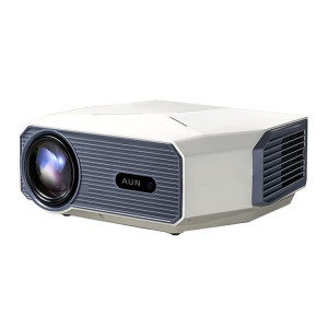 AUN A004 Pro Projecteur LCD portable 1920 x 1080P 9000 Lumen Android 9.0, prise américaine (blanc) SA501A608-20