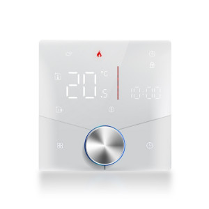 Thermostat intelligent WiFi pour chauffage de l'eau BHT-009GALW-MT à LED avec Matter (blanc) SH501B1411-20