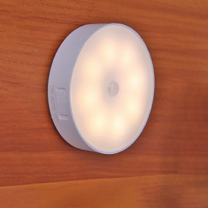 Lampe de chevet intelligente à LED à induction pour le corps humain avec interrupteur (lumière chaude) SH301B1039-20
