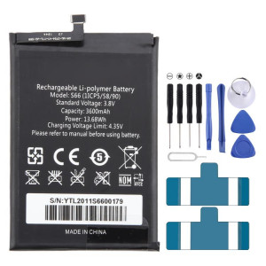 Remplacement de la batterie pour Oukitel Y1000 S66 3600mAh SH8803653-20
