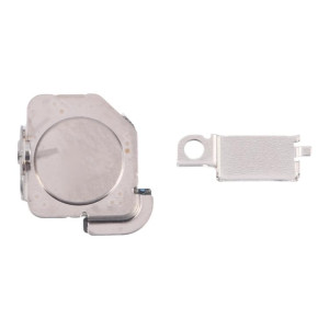 Pour iPhone 15 Pro 1 paire de couvertures en fer pour lampe de poche / micro (sur la coque arrière) SH54041795-20