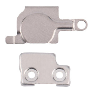 Pour iPhone 15 Pro Max 1 paire de couvertures en fer pour lampe de poche / micro (sur la coque arrière) SH5405577-20