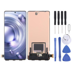 Pour vivo X80 Pro V2185A V2145 Écran LCD OLED avec numériseur Assemblage complet avec identification d'empreintes digitales SH62021772-20