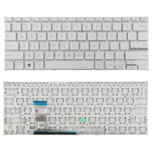 Clavier d'ordinateur portable version américaine pour Asus VivoBook 14 Pro X1402 M1402 D1402 F1402 X1403Z X1402Z (argent) SH401A320-20