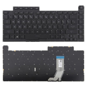 Clavier rétroéclairé RVB version américaine pour ordinateur portable Asus ROG Strix Scar G512 G512LV G512LW G512LI (noir) SH801A408-20