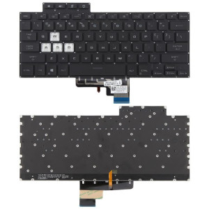 Clavier rétroéclairé pour ordinateur portable Asus TUF Air FX516 FX516P FX516PR FX516PM FA516 (version américaine) (noir) SH201A249-20