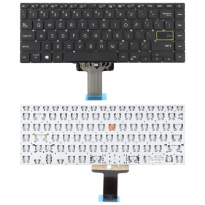 Clavier d'ordinateur portable version américaine pour Asus VivoBook S14 X421 X421DA X421UA X421EP X421EQ X421JQ X421FP X421FF X421FL (noir) SH201A973-20