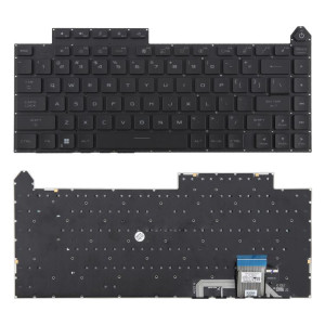 Clavier rétroéclairé RVB pour ordinateur portable Asus ROG Strix G16 G614 G614JU G634 G634JY 2023 (version américaine) (noir) SH601A418-20