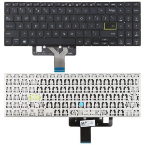 Clavier d'ordinateur portable version américaine pour Asus VivoBook X521 V5100E X521FL S5600F S533F 2020 (noir) SH101B13-20