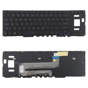 Clavier rétroéclairé pour ordinateur portable Asus ROG Zephyrus Duo 15 pouces GX550L GX550 GX550LXS GX550LWS GX551 GX551Q (noir), version américaine SH801A658-20