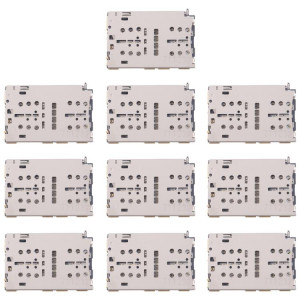 Lecteur de carte SIM et Micro SD d'origine pour Huawei P10 Plus, 10 pièces SH7502531-20