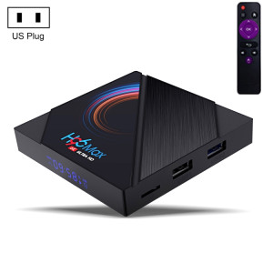 Boîte TV intelligente H96 Max 6K Ultra HD avec télécommande, Android 10.0, ALLWINNER H616 ALLWINNER H616 ARM CORTE CORTEX-A53, 2GB + 16 Go, Carte TF / USBX2 / AV / HDMI / WiFi, Fiche américaine SH28031456-20