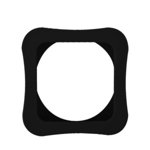 Pour Apple TV 4K 5ème / 4ème Étui de protection en silicone antidérapant antichoc pour télécommande (noir) SH601A1337-20