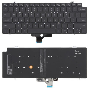 Clavier rétroéclairé pour ordinateur portable Dell Latitude 7410 7410 2 en 1 P131G P119G (version américaine) (noir) SH901A831-20