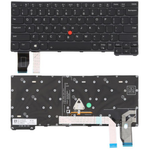 Clavier rétroéclairé pour ordinateur portable Lenovo ThinkPad X13 Gen 2 20WK 20XH X13 Yoga Gen 2 (version américaine) (noir) SH901A1815-20