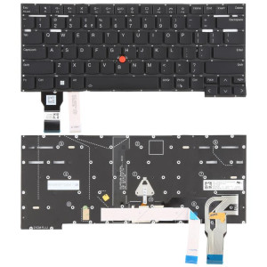 Clavier rétroéclairé pour ordinateur portable Lenovo ThinkPad T14s Gen 2 P1 GEN4 X1 Extreme Gen4 (version américaine) (noir) SH201A1958-20