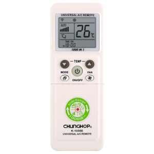 Télécommande universelle pour climatiseur CHUNGHOP K-1038ES avec fonction d'appairage des boutons de marque SC01441621-20