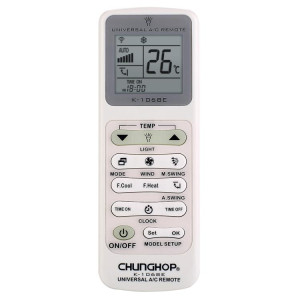 Télécommande universelle pour climatiseur CHUNGHOP K-1068E avec lampe torche SC01471189-20