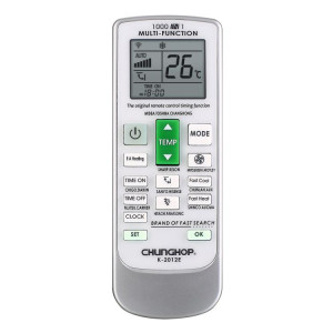 Télécommande universelle pour climatiseur CHUNGHOP K-2012E avec fonction d'appairage des boutons de marque SC0152972-20