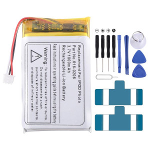Batterie de remplacement 1000 mAh pour iPod Photo 20G, 30G, 60G, a1059, 1099, 616-0206 SH0410765-20