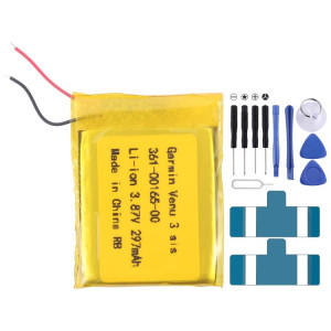 Batterie de remplacement 297 mAh pour Garmin Venu 3 sis 361-00165-00 SH12021027-20