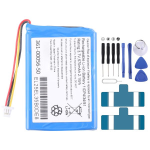 Batterie de remplacement 570 mAh pour Garmin Drive50LM/51LMT/52LMGPS 361-00056-50 SH0415904-20