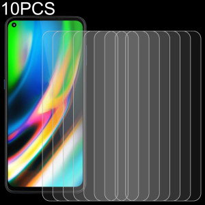 Pour Motorola Moto G9 Plus 10 PCS 0.26mm 9H 2.5D Film en verre trempé SH4516726-20